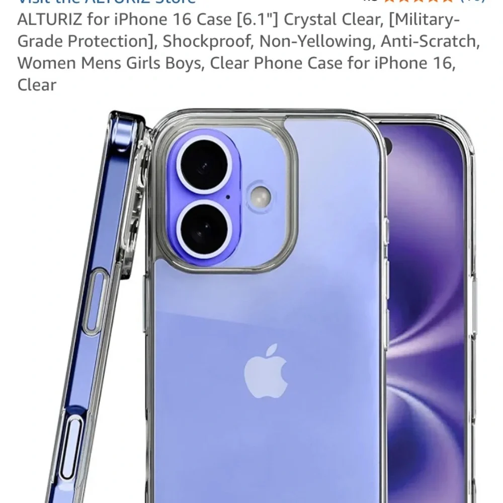 ALTURIZ for iPhone 16 Case [6.1
